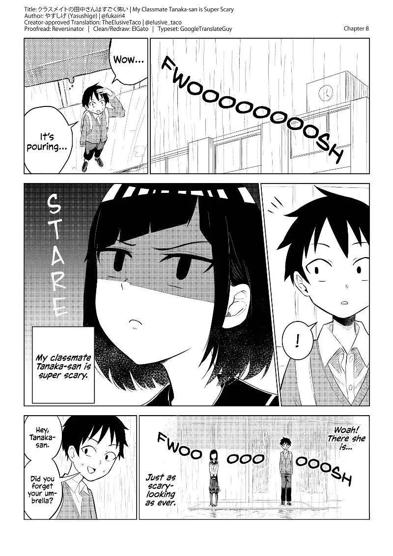 My Classmate Tanaka-San Is Super Scary Chapter 8 page 1