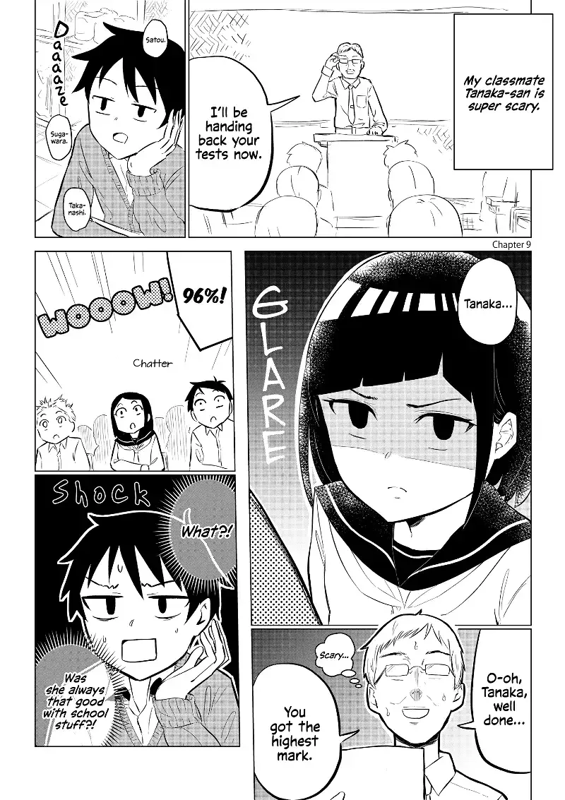 My Classmate Tanaka-San Is Super Scary Chapter 9 page 1