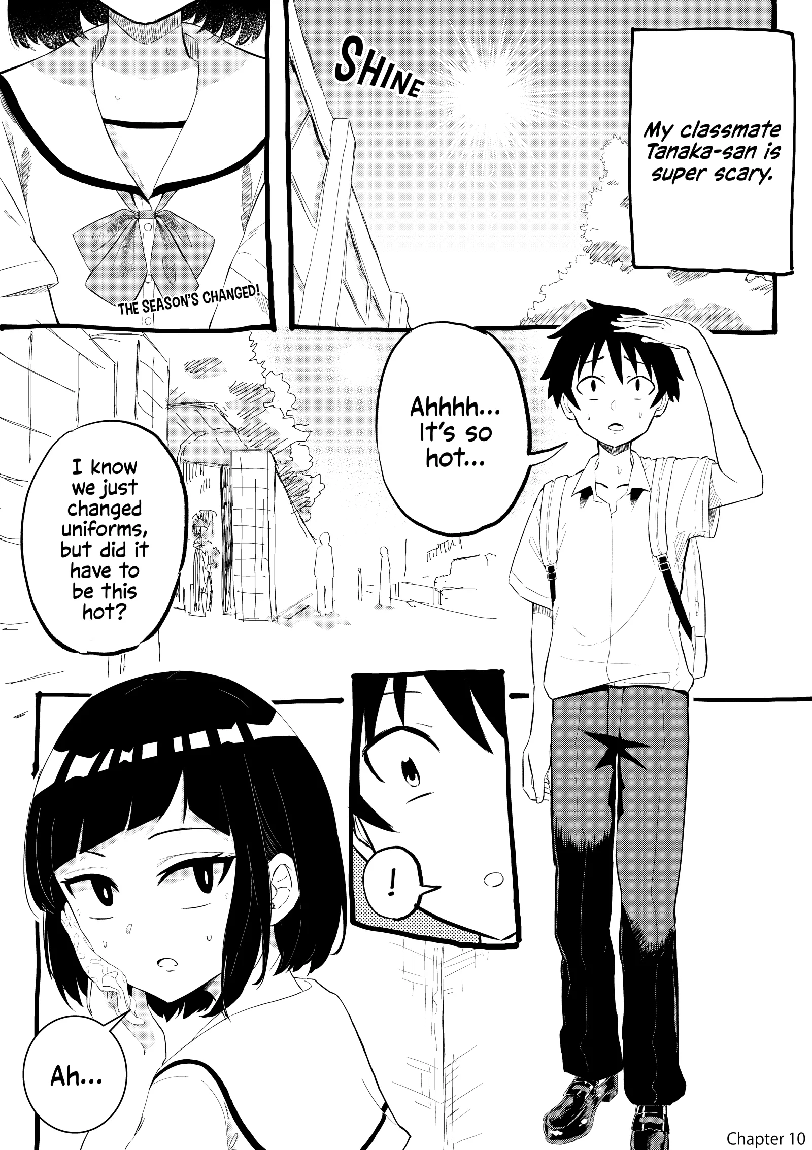 My Classmate Tanaka-San Is Super Scary Chapter 10 page 1