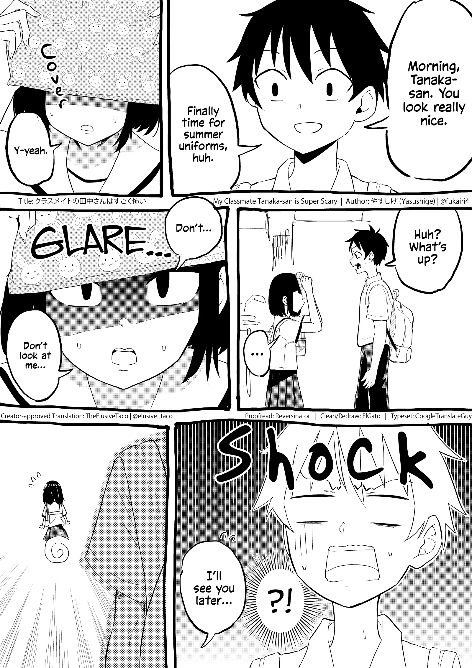 My Classmate Tanaka-San Is Super Scary Chapter 10 page 2