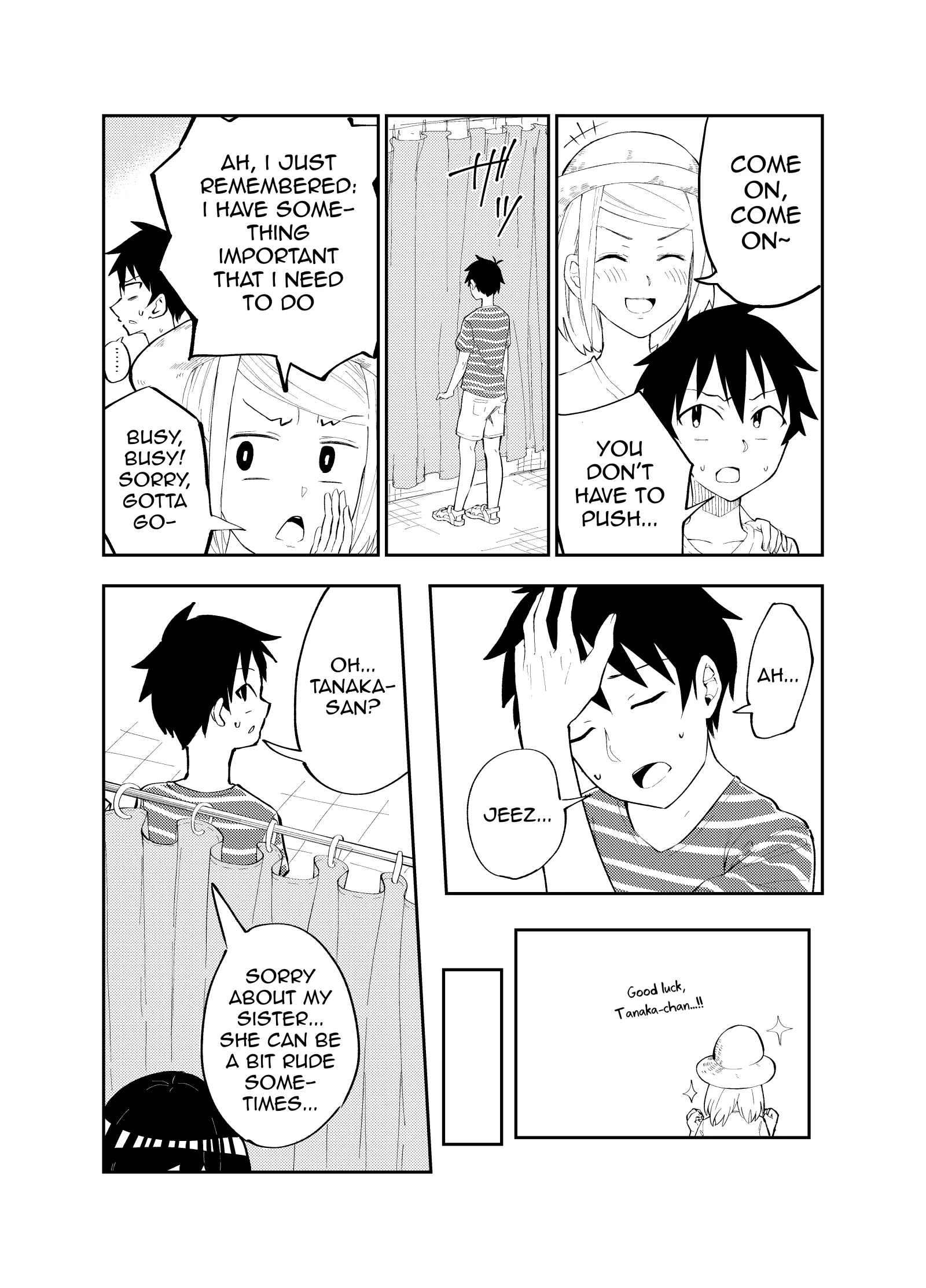My Classmate Tanaka-San Is Super Scary Chapter 14 page 1