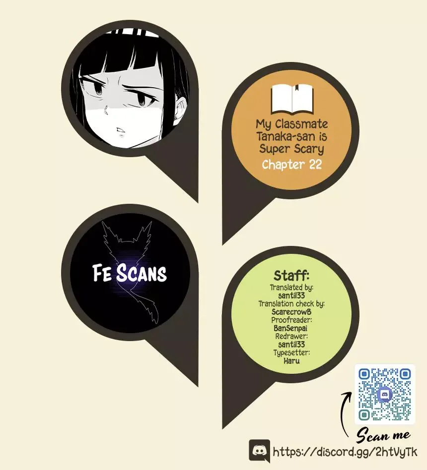 My Classmate Tanaka-San Is Super Scary Chapter 22 page 1