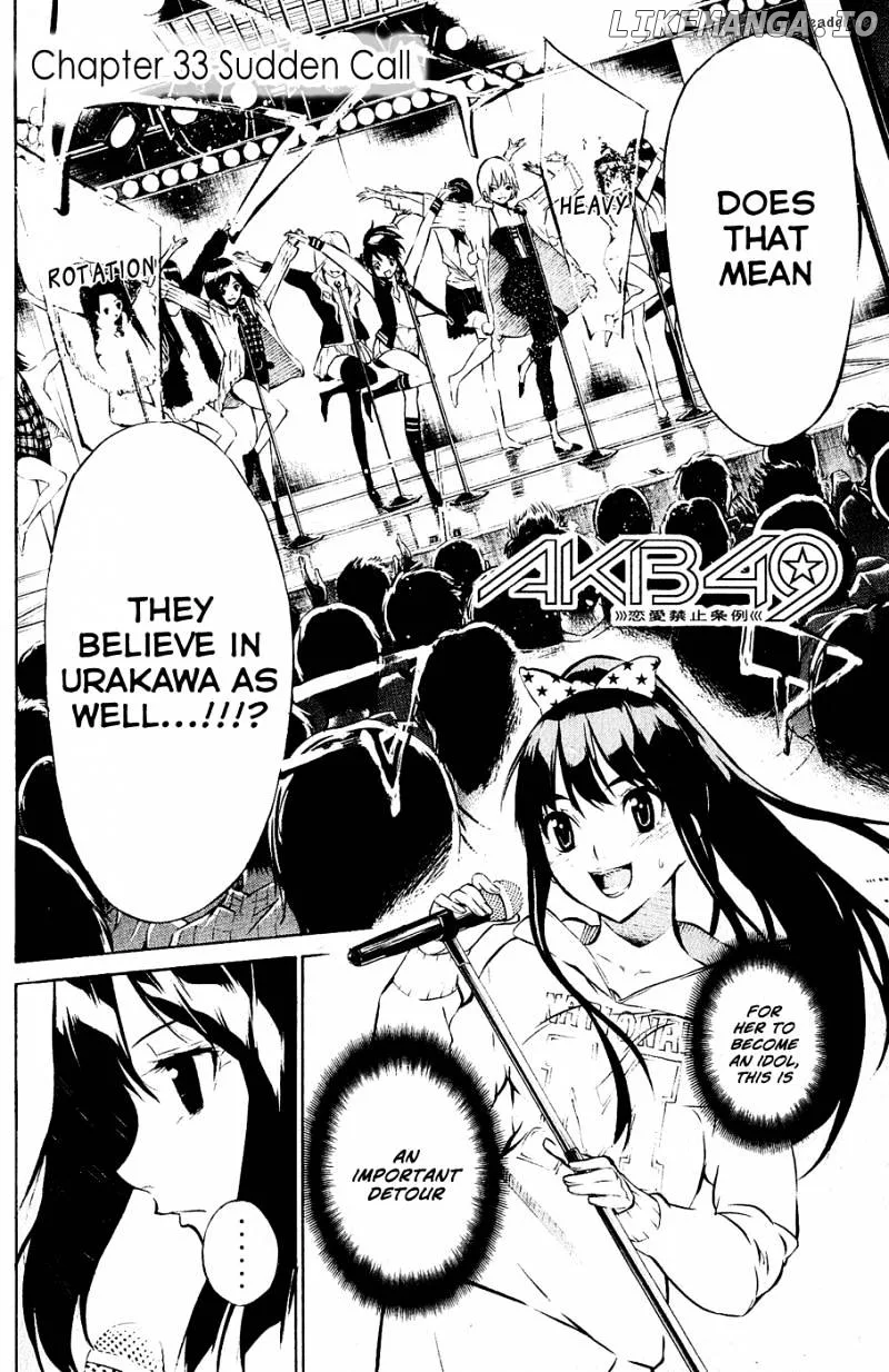 AKB49 - Renai Kinshi Jourei Chapter 33 page 3