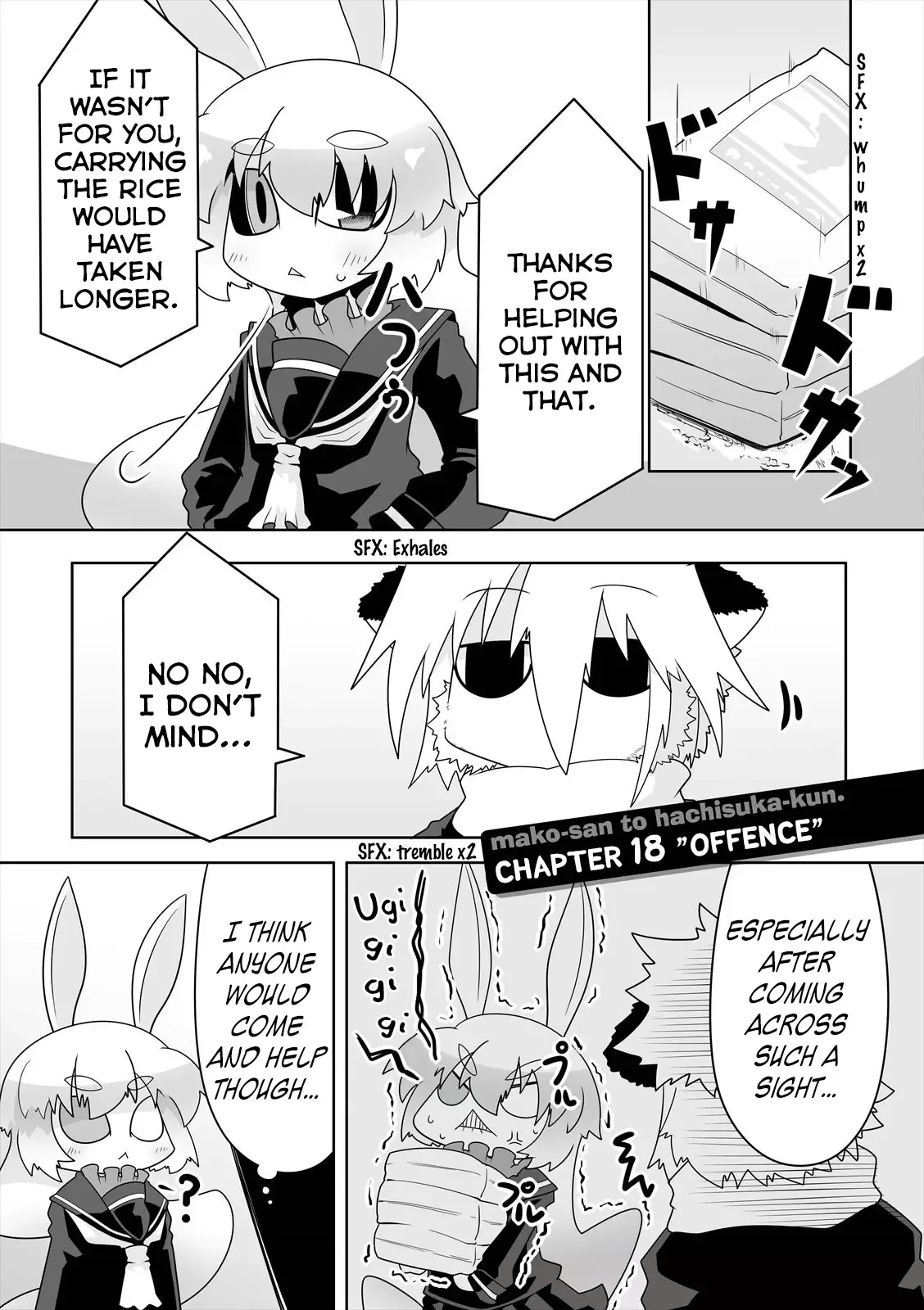 Mako-san to Hachisuka-kun. Chapter 18 page 1