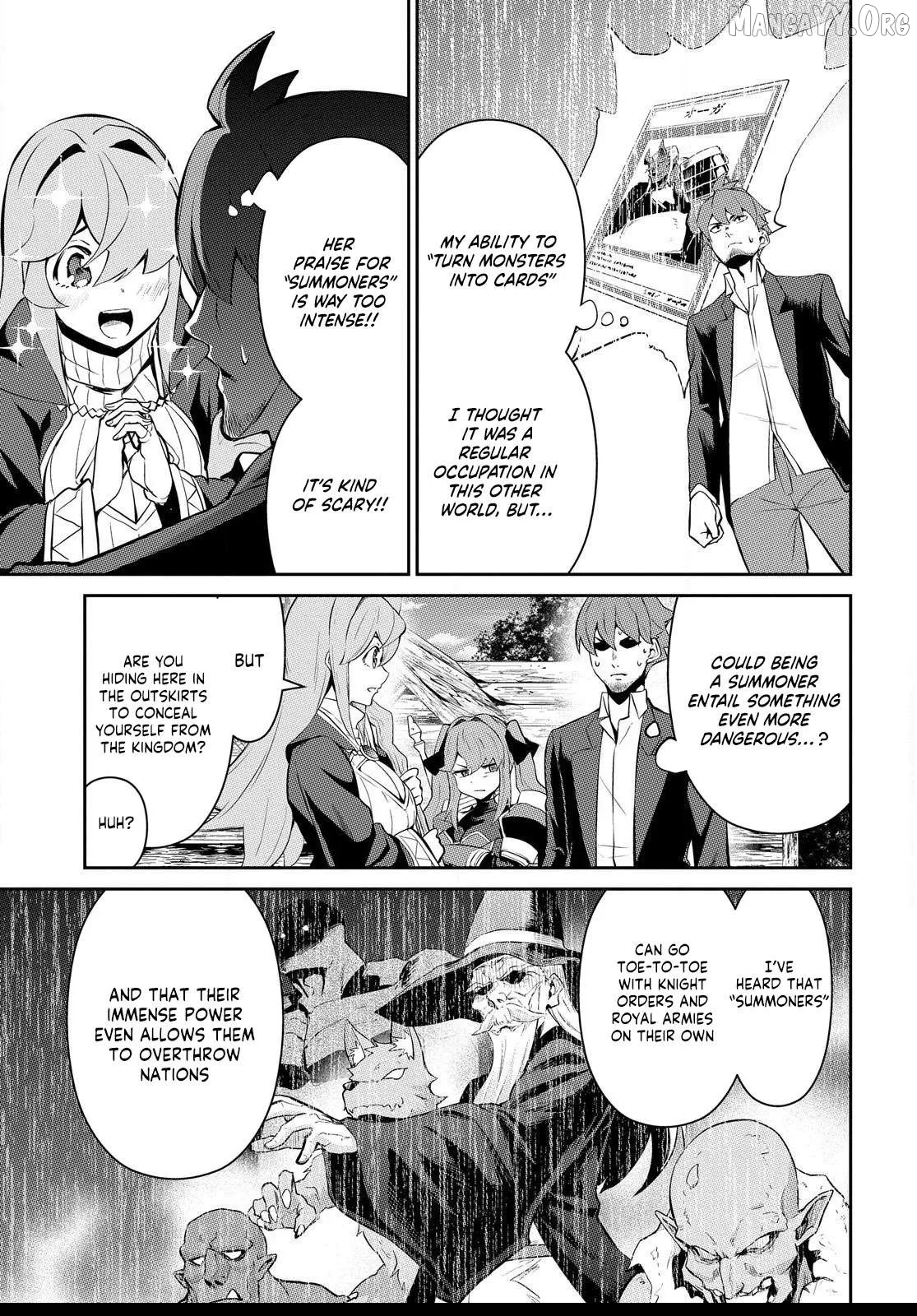 The Strongest Summoner is a Thirty-Something Guy: The Other World Domination of a Card Gamer Whose Cards Were Disposed of by His Parents Chapter 2.1 page 5