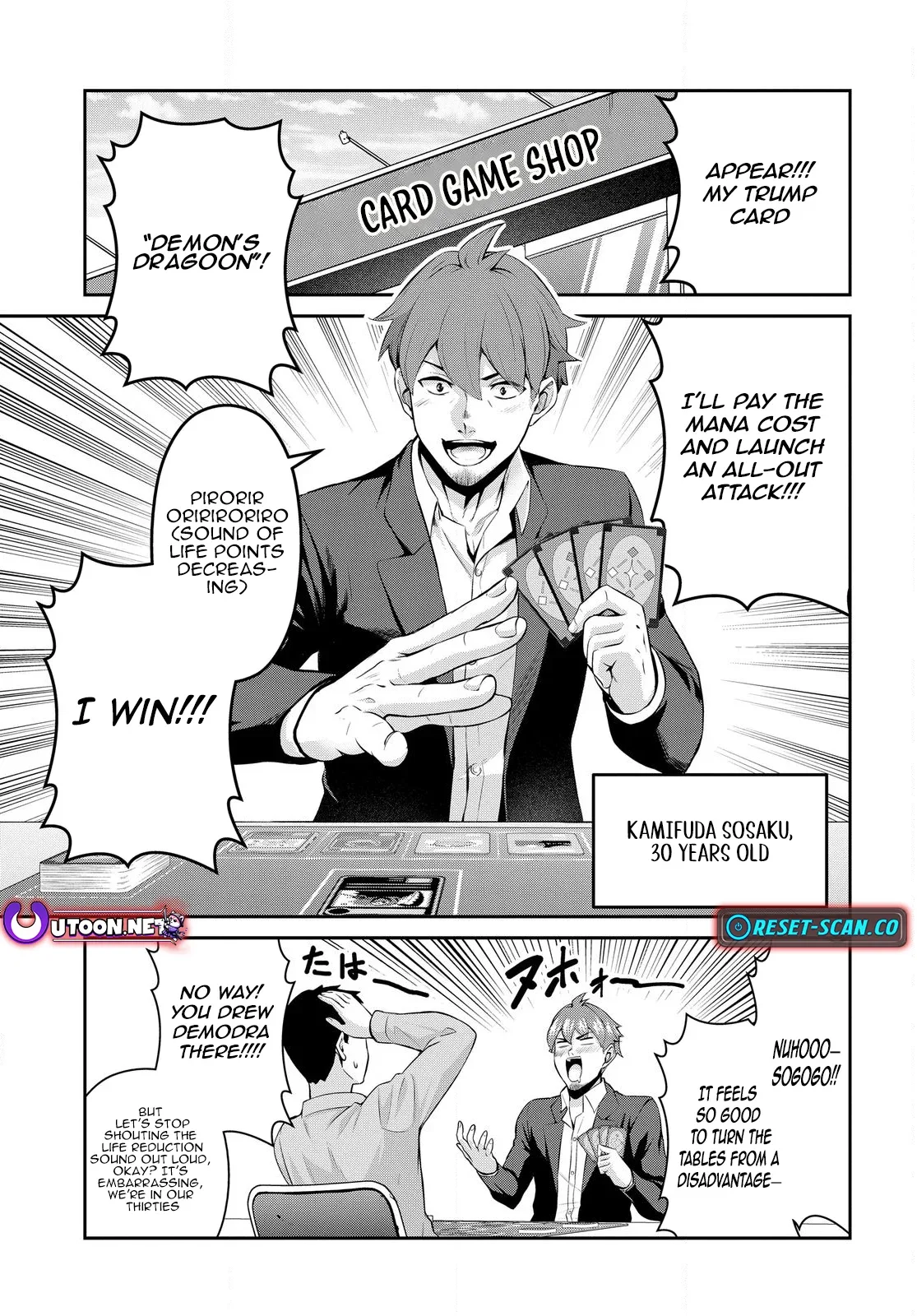 The Strongest Summoner is a Thirty-Something Guy: The Other World Domination of a Card Gamer Whose Cards Were Disposed of by His Parents Chapter 1.1 page 5