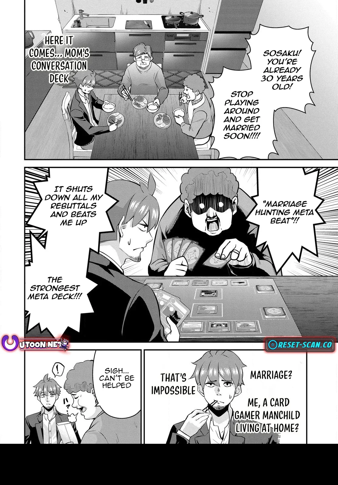 The Strongest Summoner is a Thirty-Something Guy: The Other World Domination of a Card Gamer Whose Cards Were Disposed of by His Parents Chapter 1.1 page 8