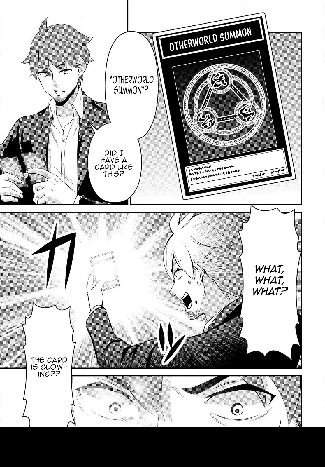 The Strongest Summoner is a Thirty-Something Guy: The Other World Domination of a Card Gamer Whose Cards Were Disposed of by His Parents Chapter 1.1 page 13