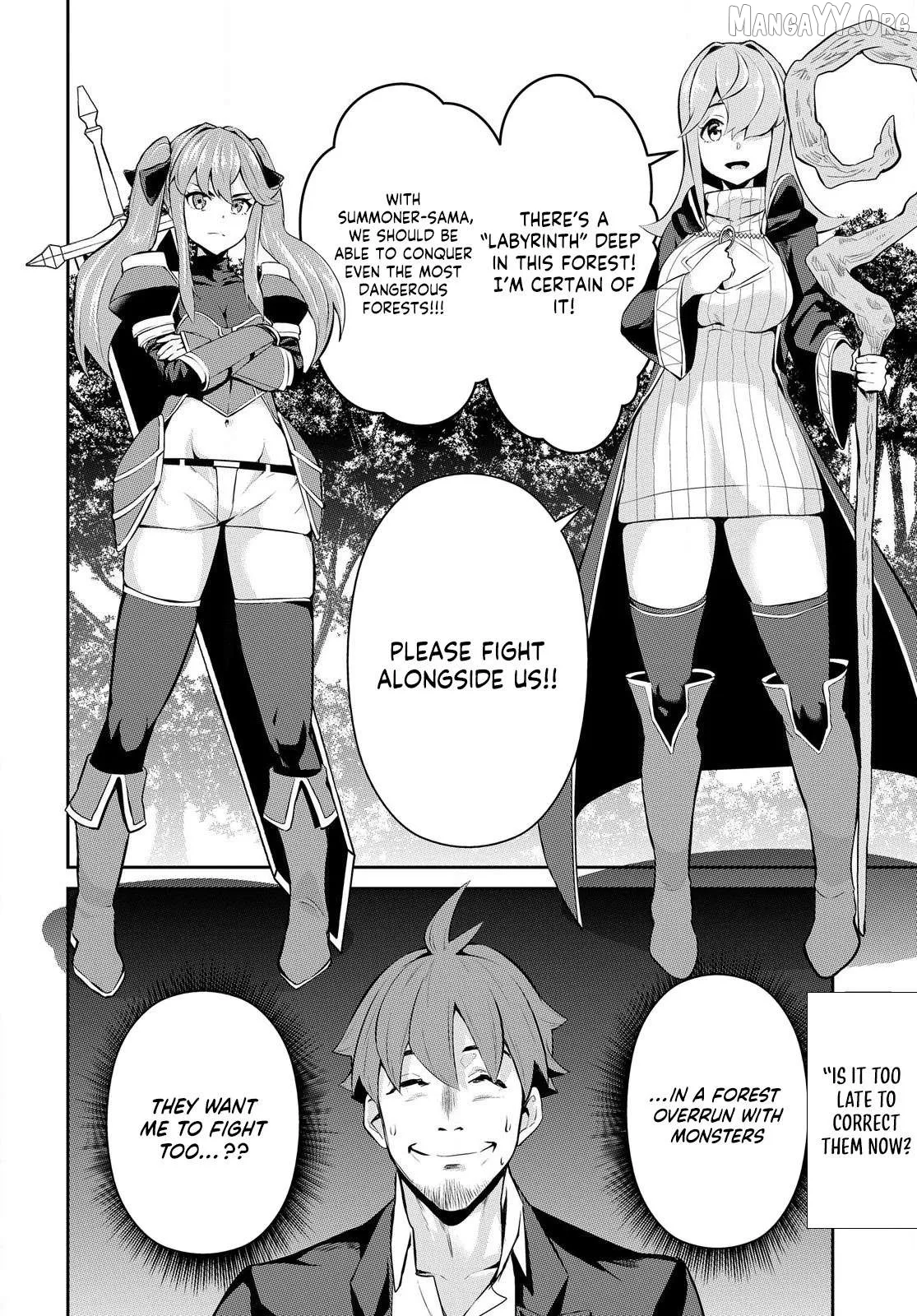 The Strongest Summoner is a Thirty-Something Guy: The Other World Domination of a Card Gamer Whose Cards Were Disposed of by His Parents Chapter 2.2 page 22