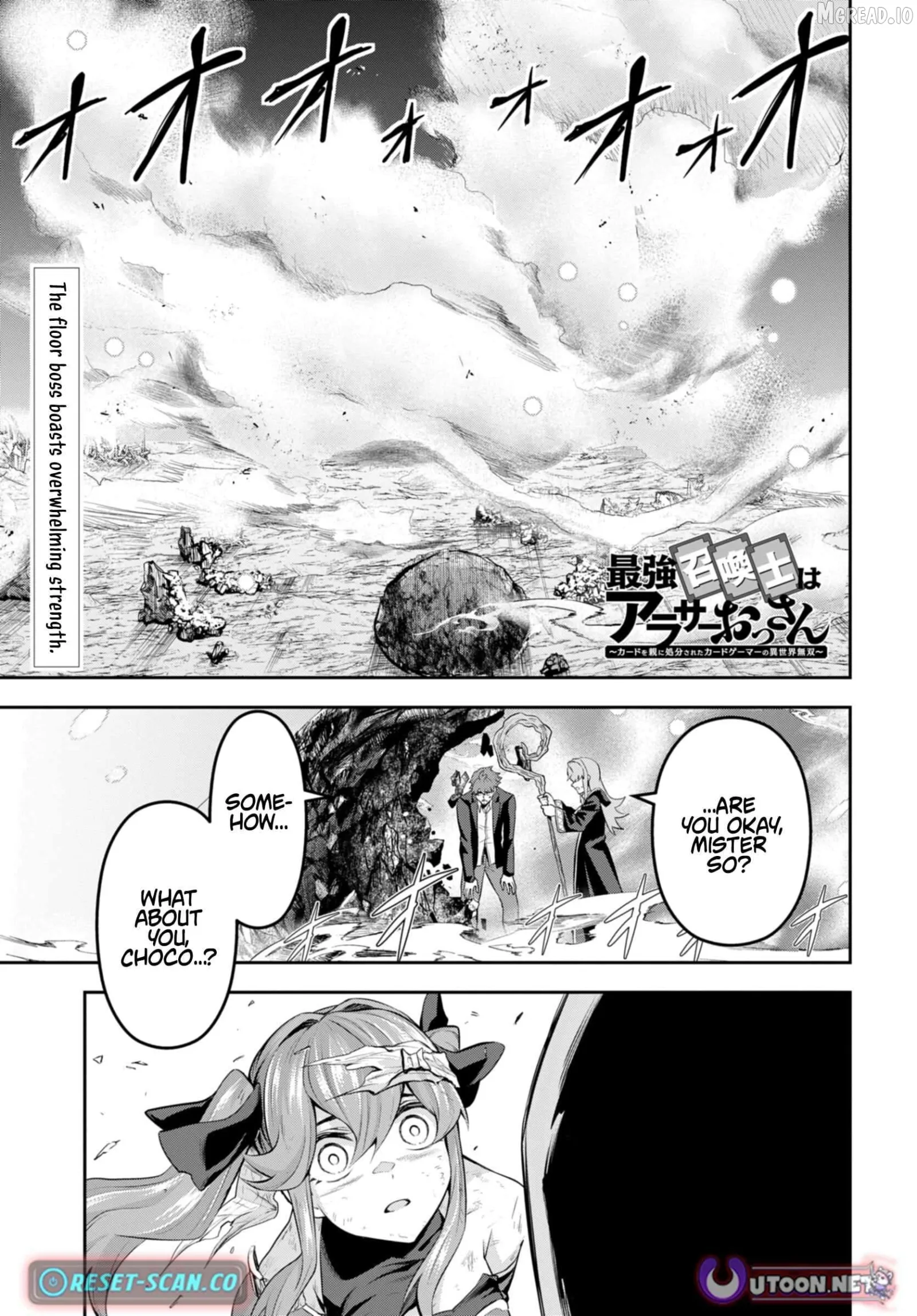The Strongest Summoner is a Thirty-Something Guy: The Other World Domination of a Card Gamer Whose Cards Were Disposed of by His Parents Chapter 8 page 1