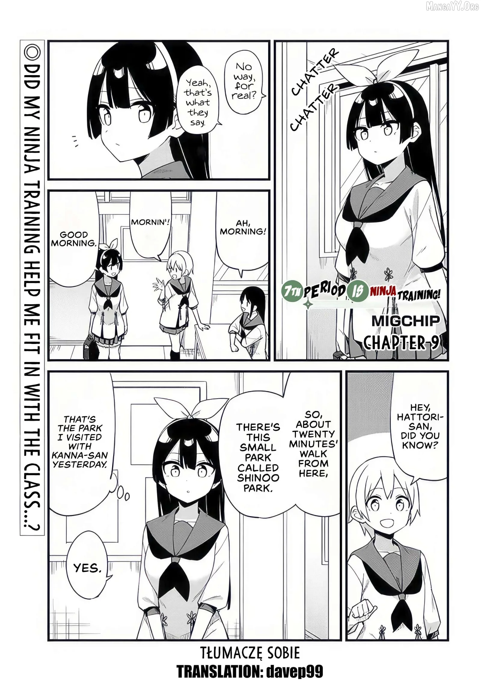 Shichi Genme wa Ninja Shugyou Desu! Chapter 9 page 1
