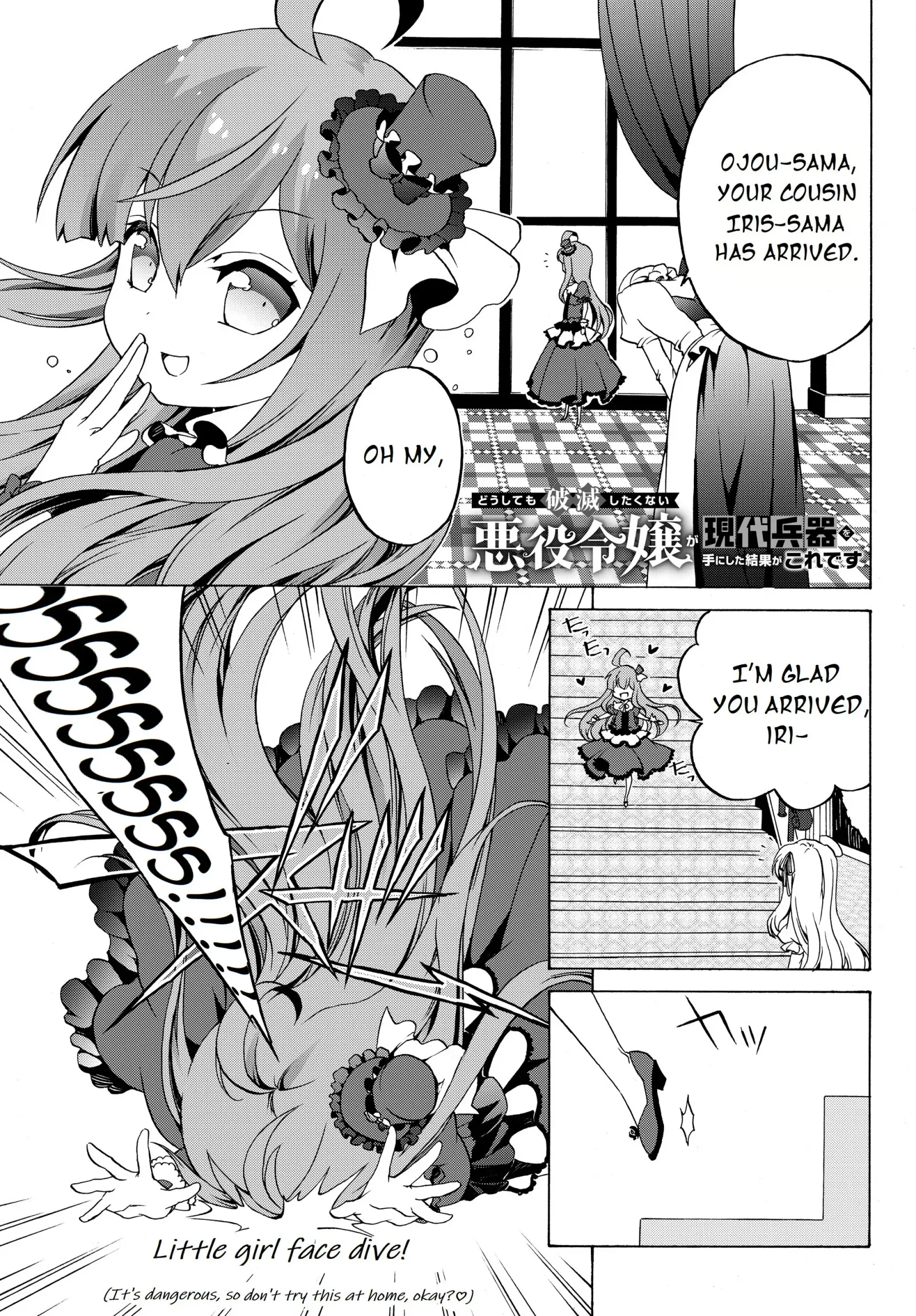The Villainess Will Crush Her Destruction End Through Modern Firepower Chapter 1 page 1