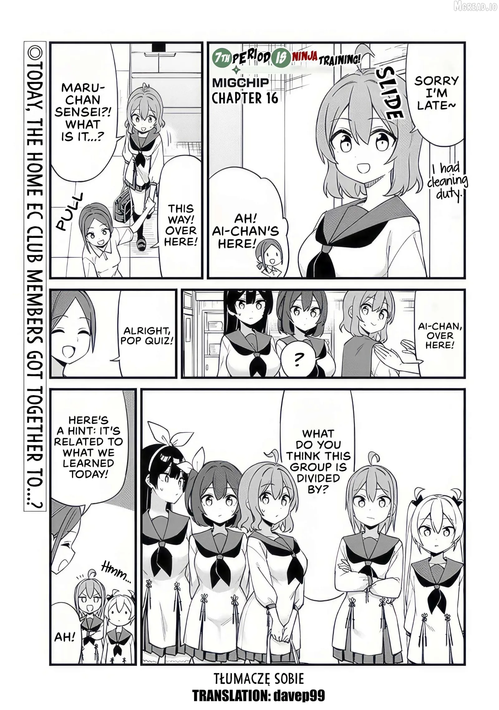 Shichi Genme wa Ninja Shugyou Desu! Chapter 16 page 1