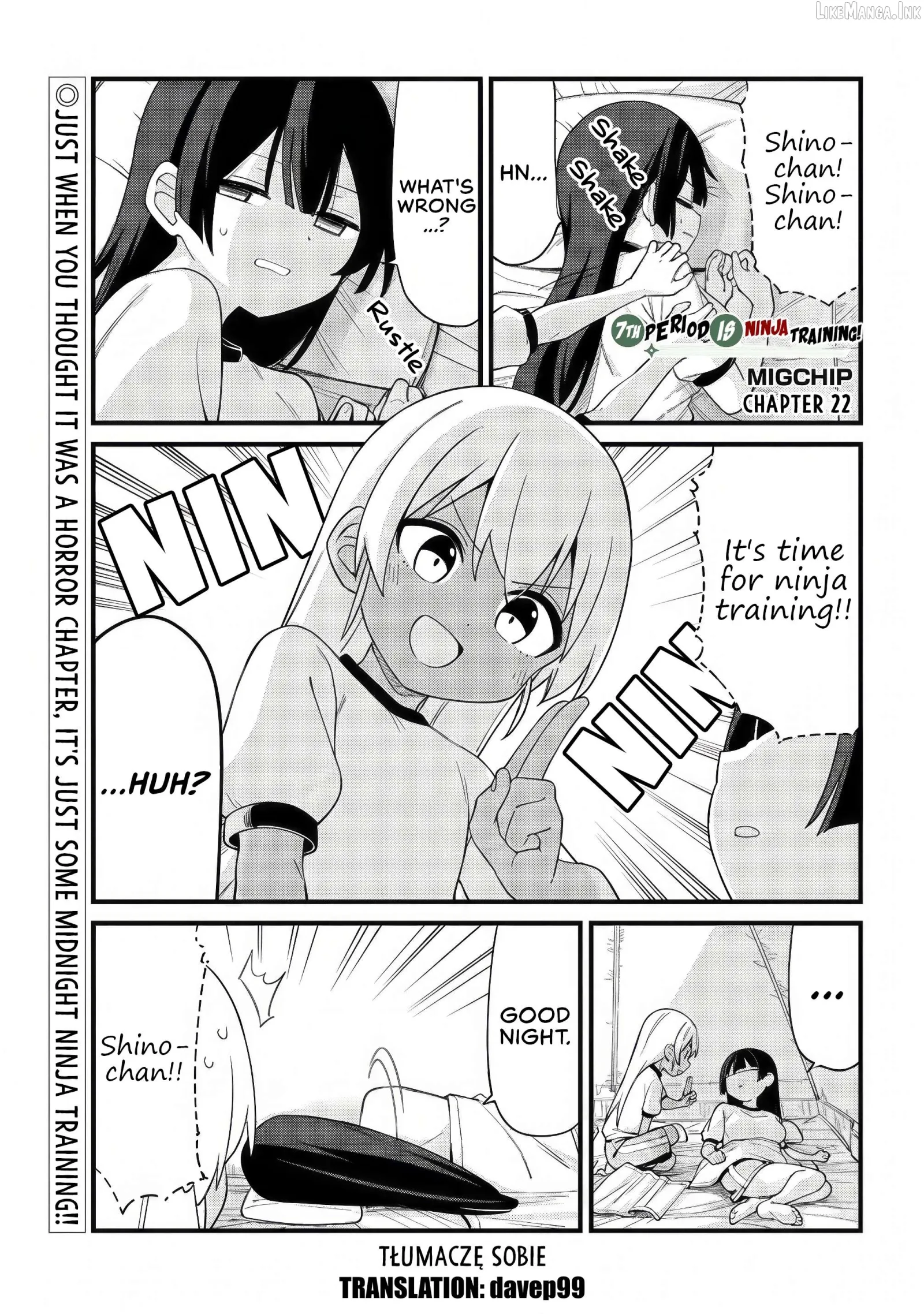 Shichi Genme wa Ninja Shugyou Desu! Chapter 22 page 1