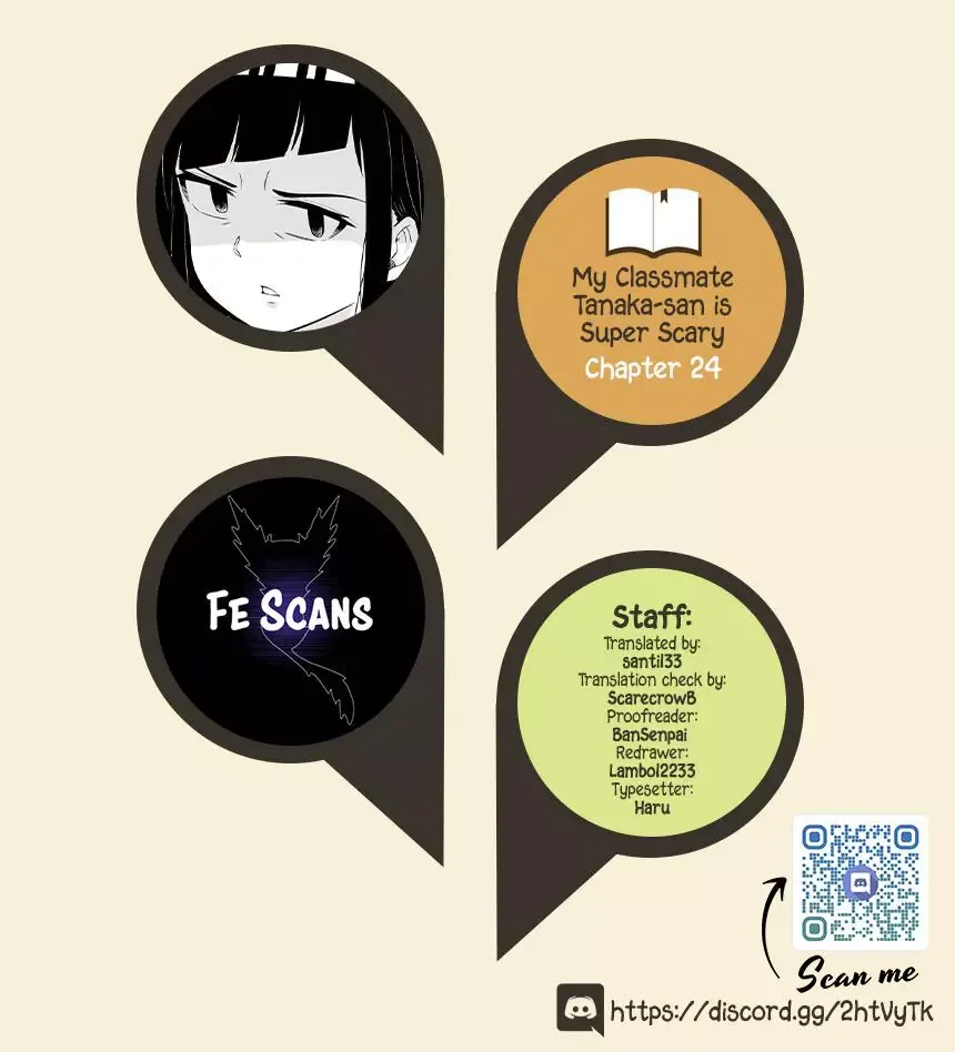 My Classmate Tanaka-San Is Super Scary Chapter 24 page 1