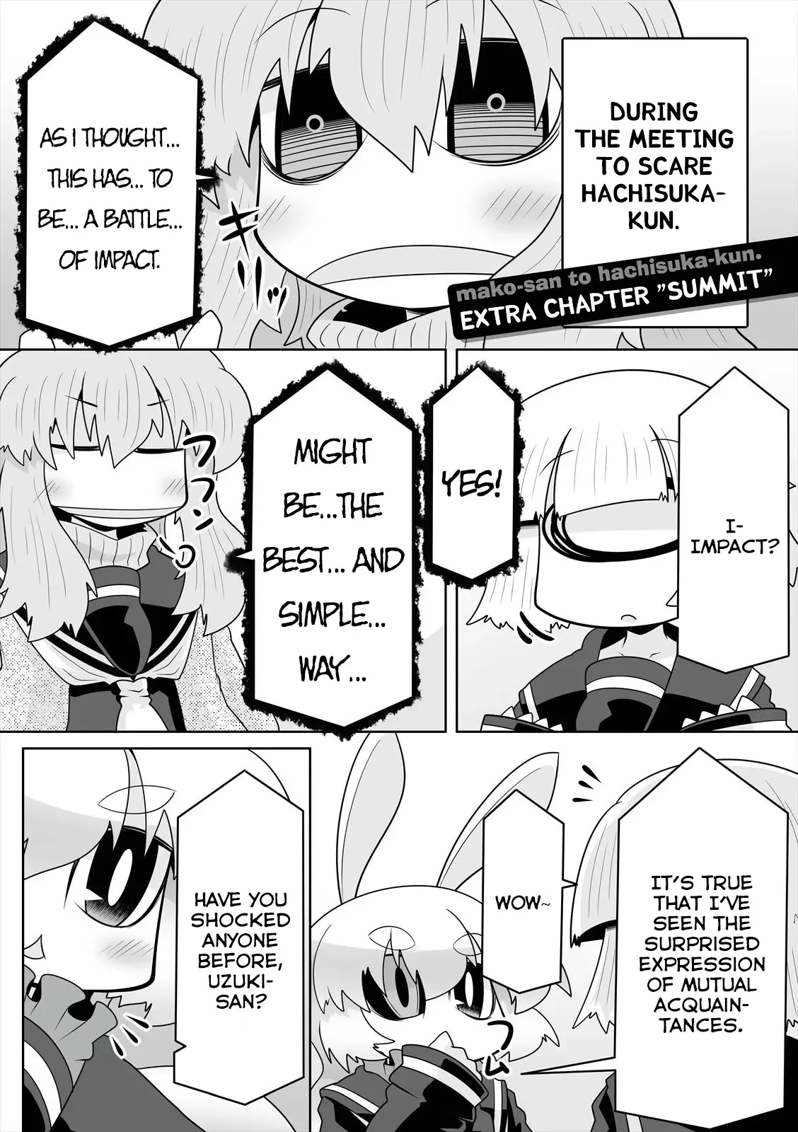Mako-san to Hachisuka-kun. Chapter 19.5 page 1