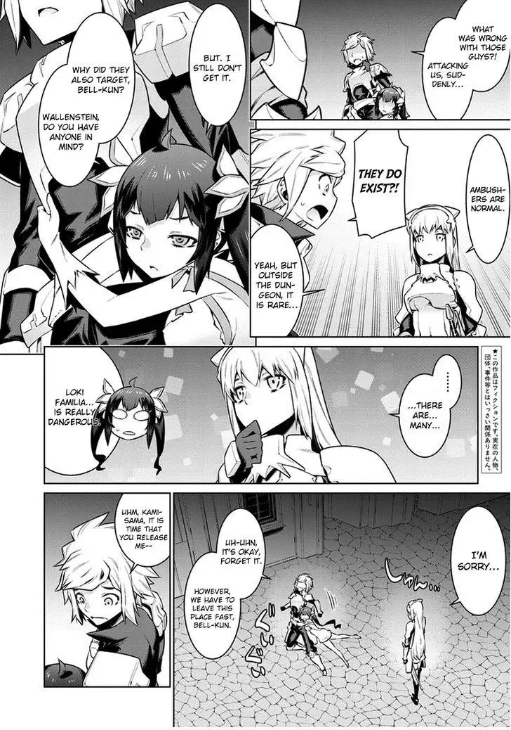 Dungeon ni Deai wo Motomeru no wa Machigatteiru Darou ka Chapter 37 page 6
