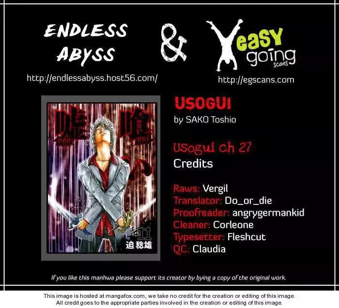 Usogui Chapter 27 page 1