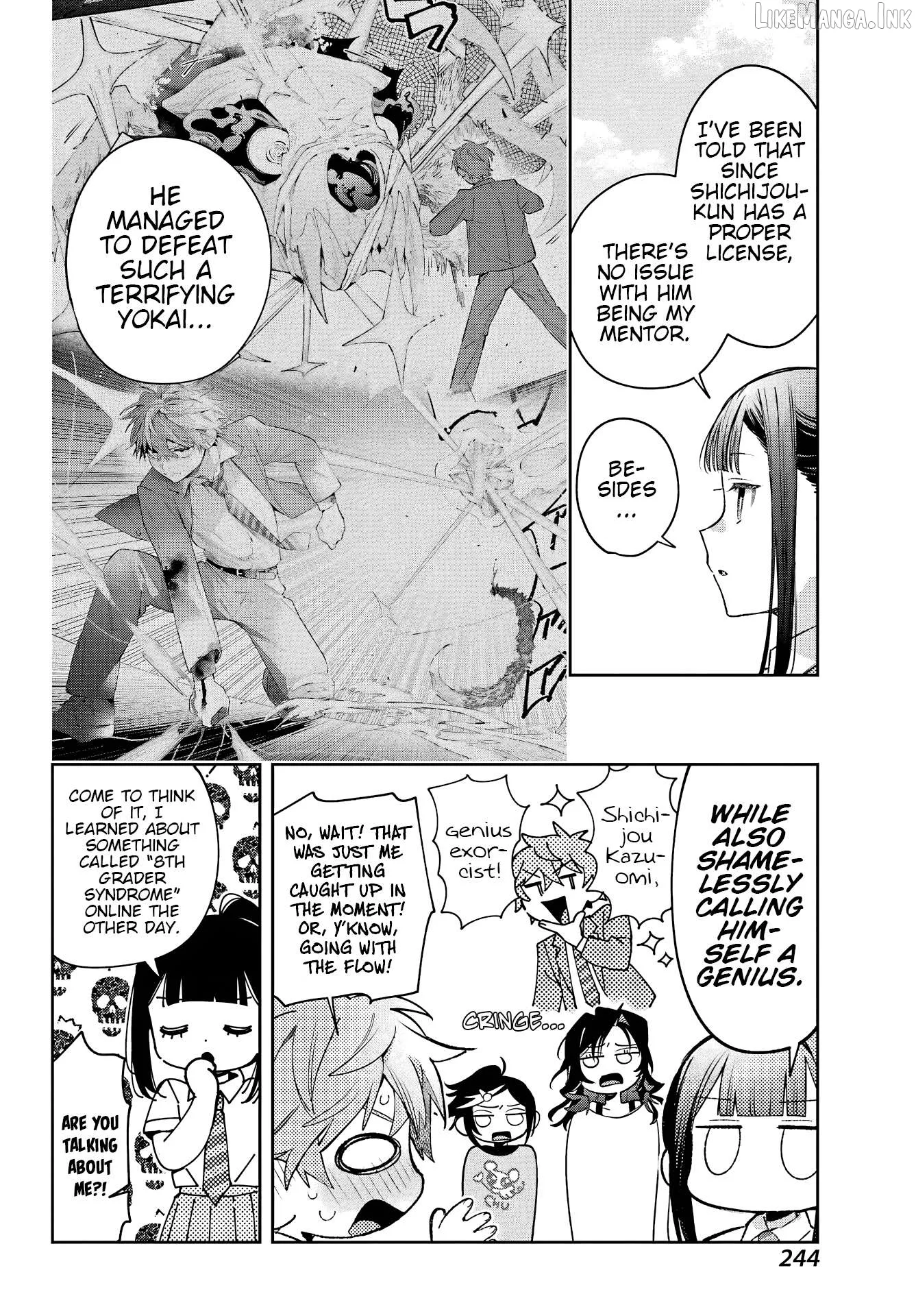 The Thread User of the Shichijou Family ~The Genius Sorcerer Who Wants to Live Normally Starts Exterminating Youkai with an Uninvited Apprentice~ Chapter 4 page 6