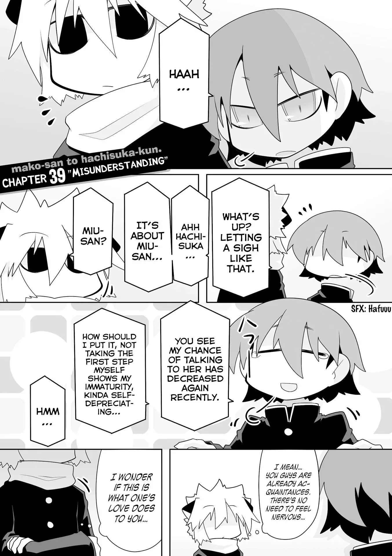 Mako-san to Hachisuka-kun. Chapter 39 page 1