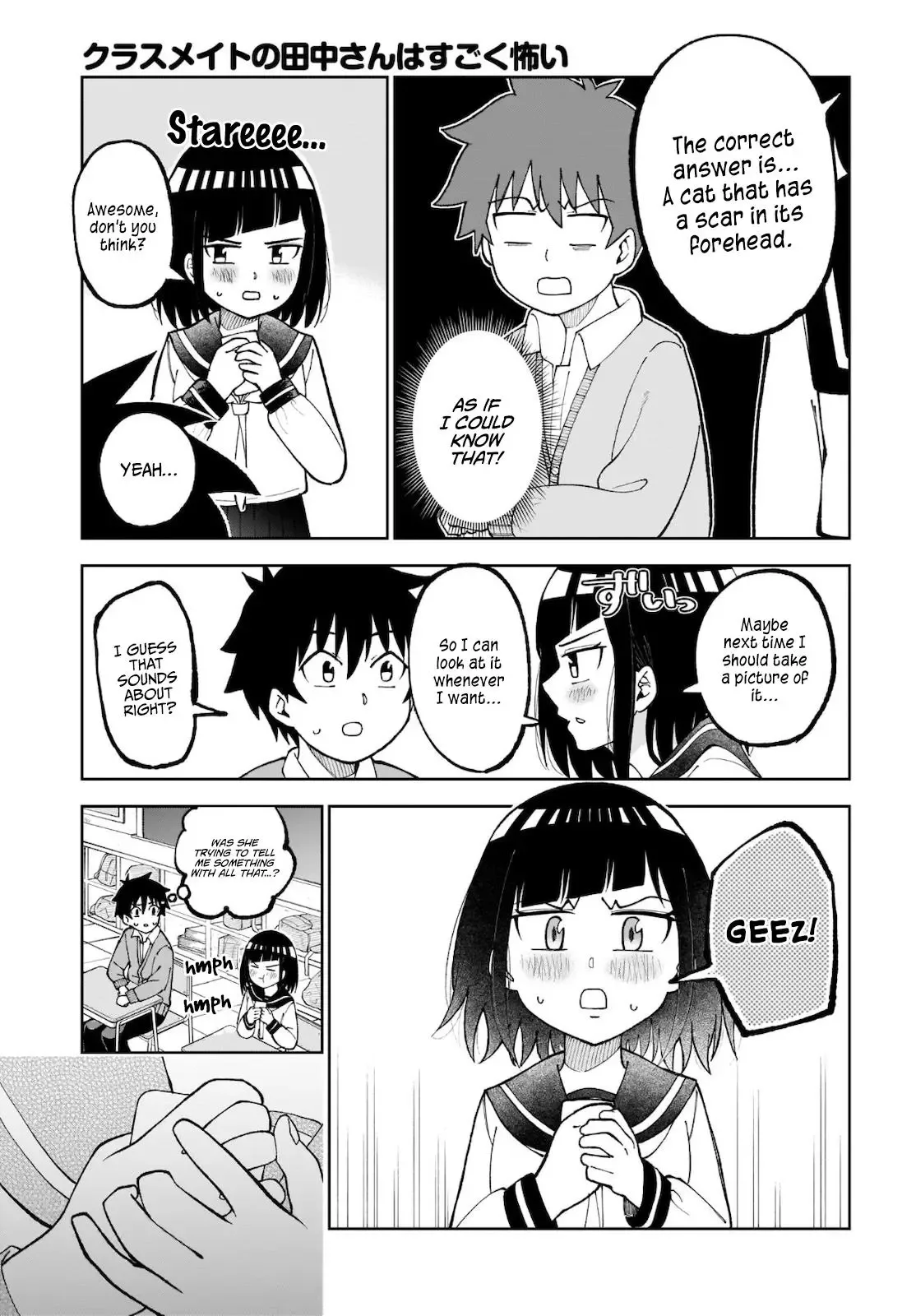 My Classmate Tanaka-San Is Super Scary Chapter 28 page 4