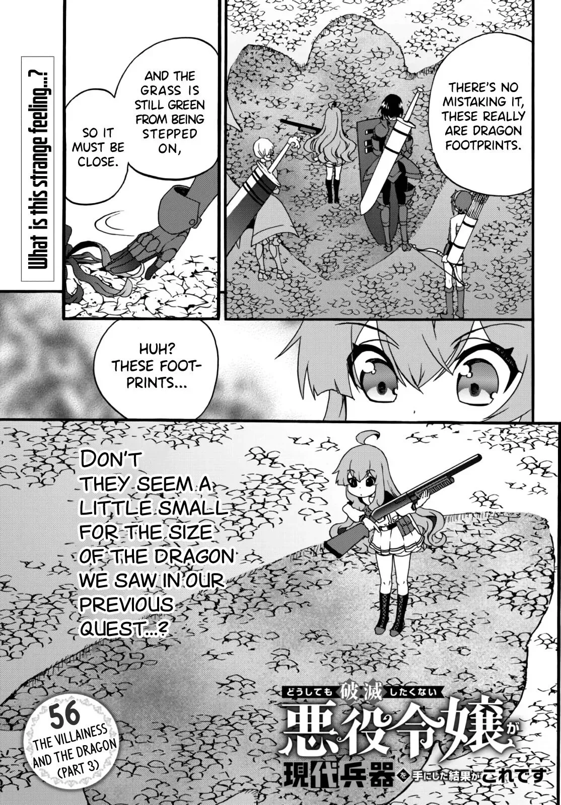 The Villainess Will Crush Her Destruction End Through Modern Firepower Chapter 56 page 1