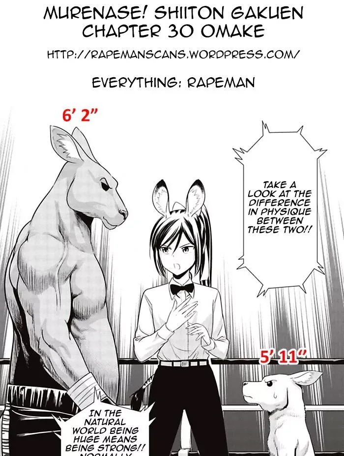 Murenase! Shiiton Gakuen Chapter 30.5 page 3