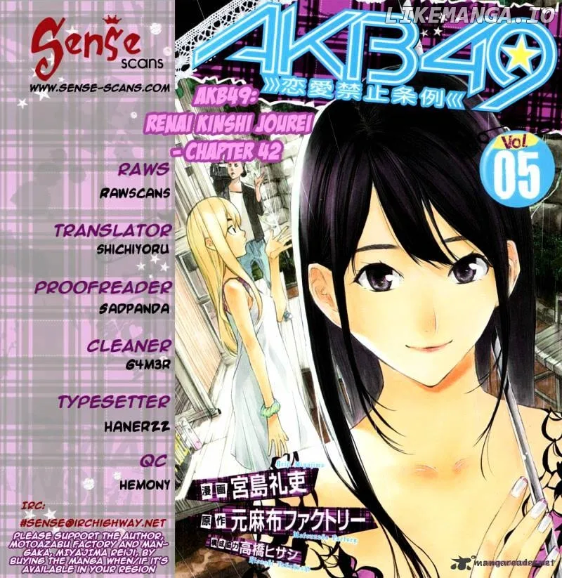 AKB49 - Renai Kinshi Jourei Chapter 42 page 1