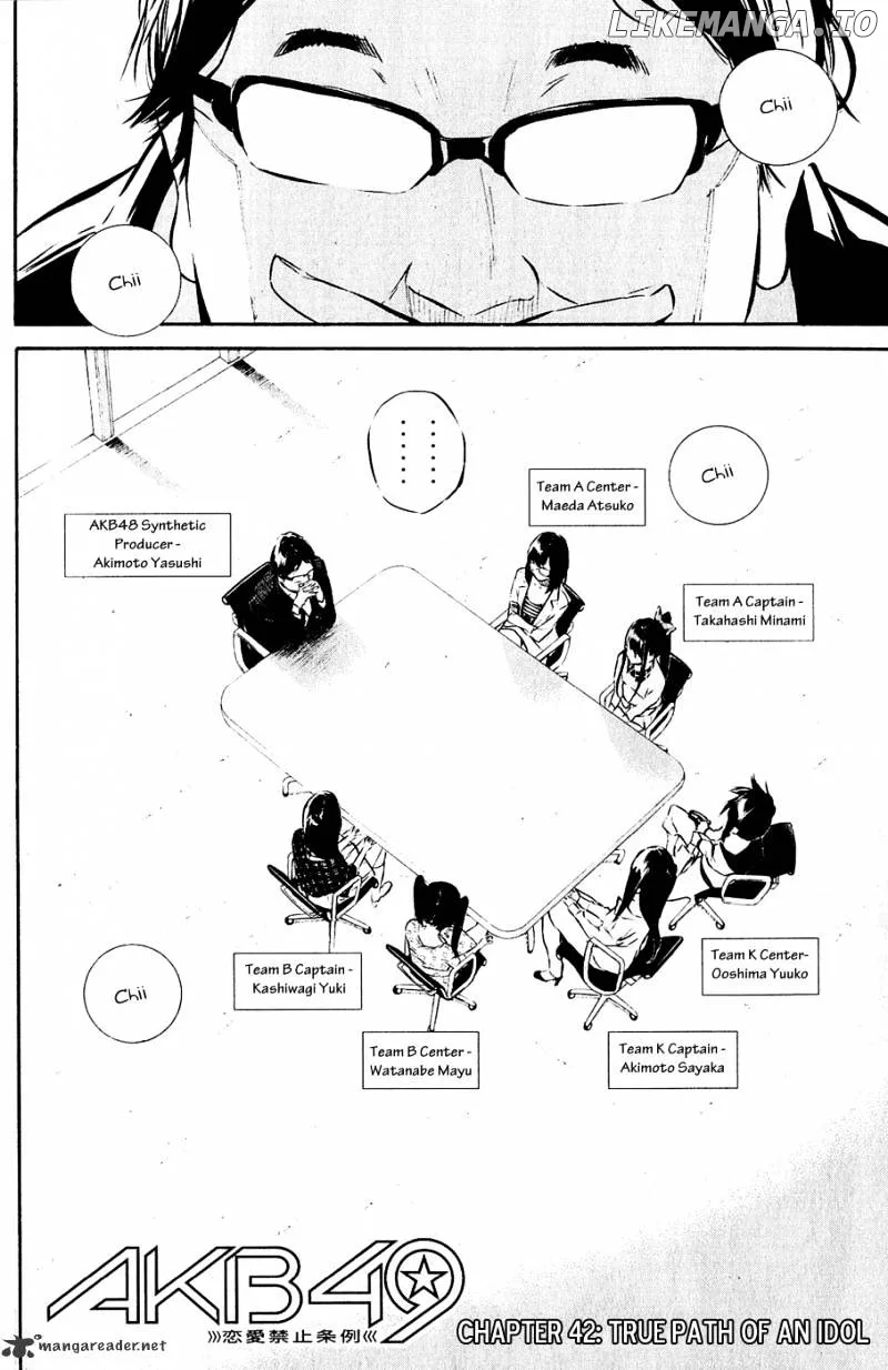 AKB49 - Renai Kinshi Jourei Chapter 42 page 3