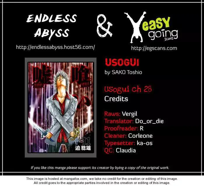 Usogui Chapter 28 page 1