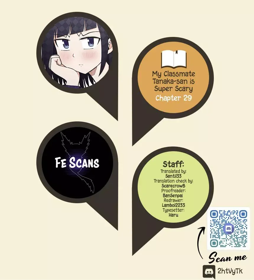 My Classmate Tanaka-San Is Super Scary Chapter 29 page 1