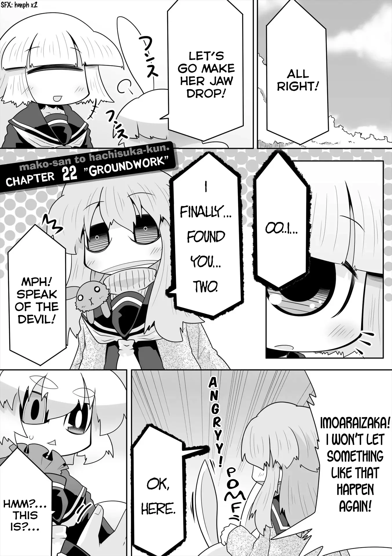 Mako-san to Hachisuka-kun. Chapter 22 page 1