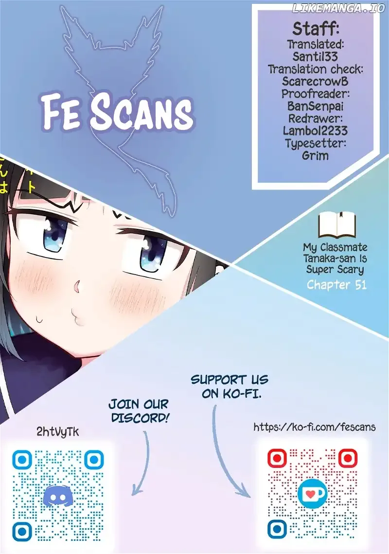 My Classmate Tanaka-San Is Super Scary Chapter 51 page 1