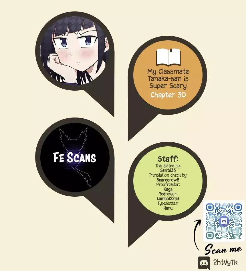 My Classmate Tanaka-San Is Super Scary Chapter 30 page 1