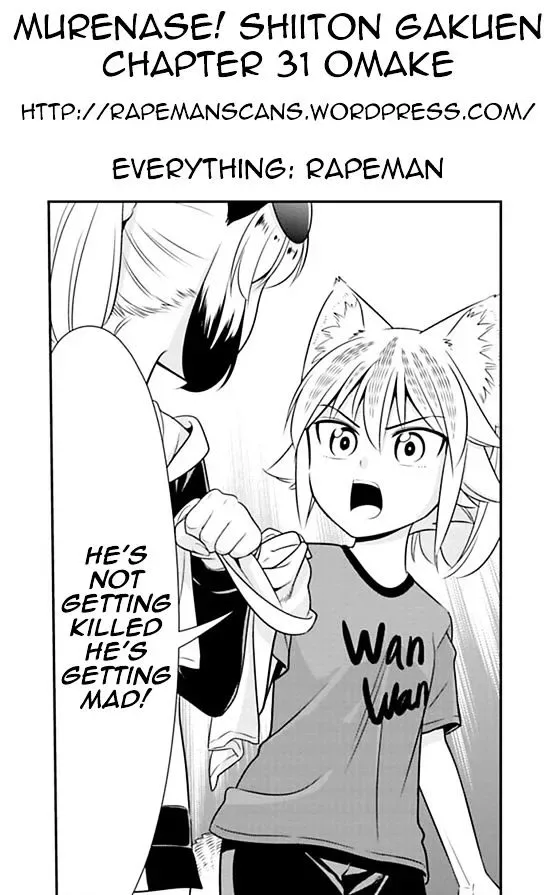 Murenase! Shiiton Gakuen Chapter 31.5 page 2