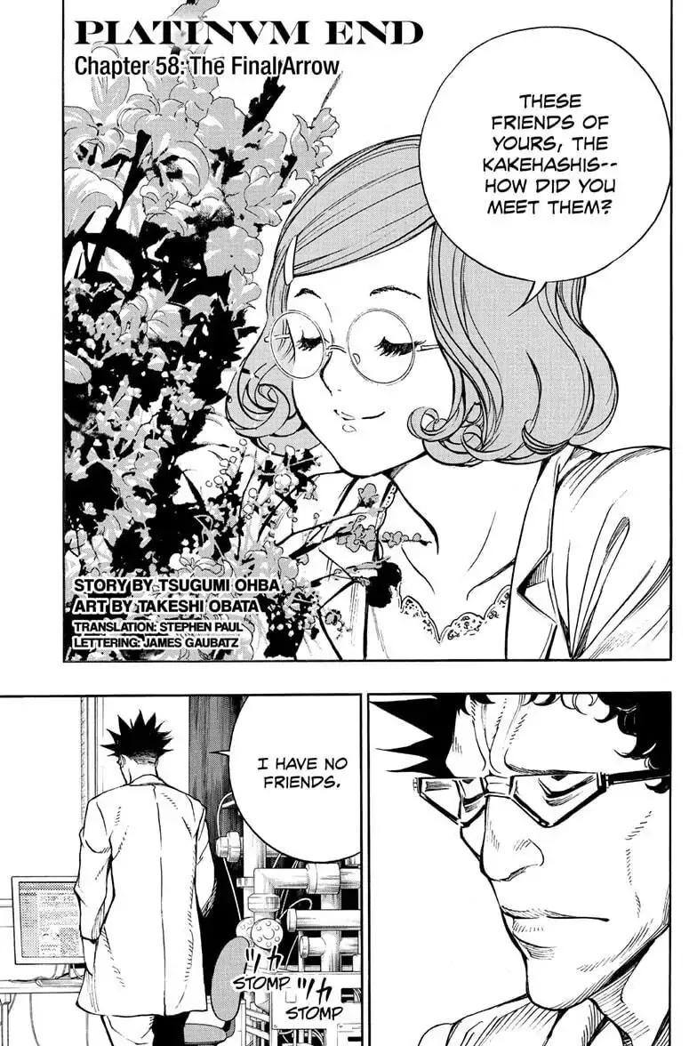 Platina End Chapter 58 page 1