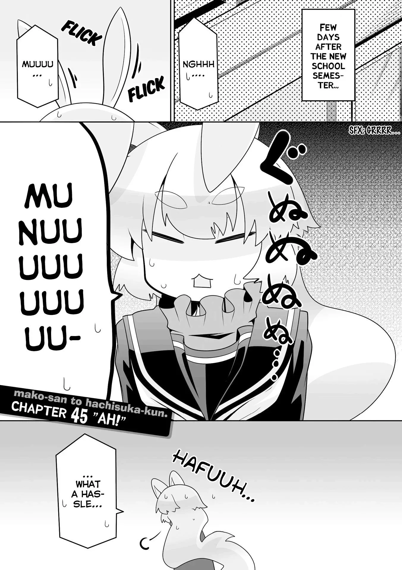 Mako-san to Hachisuka-kun. Chapter 45 page 1