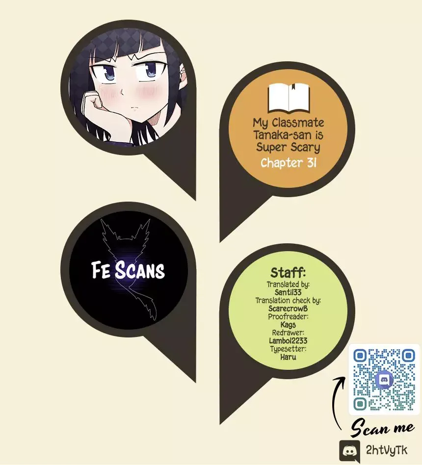 My Classmate Tanaka-San Is Super Scary Chapter 31 page 1
