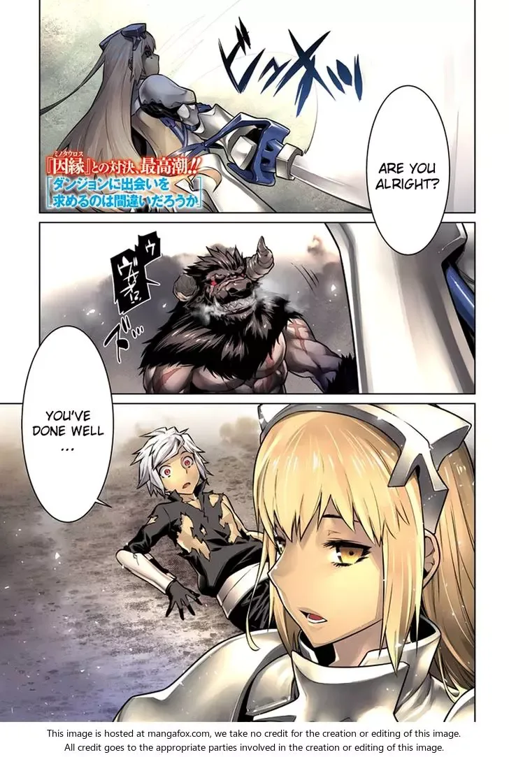 Dungeon ni Deai wo Motomeru no wa Machigatteiru Darou ka Chapter 43 page 2