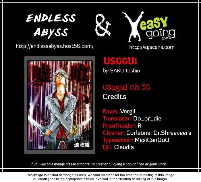 Usogui Chapter 30 page 1