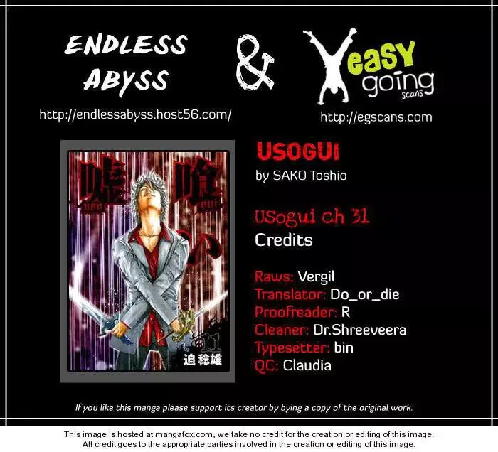 Usogui Chapter 31 page 1