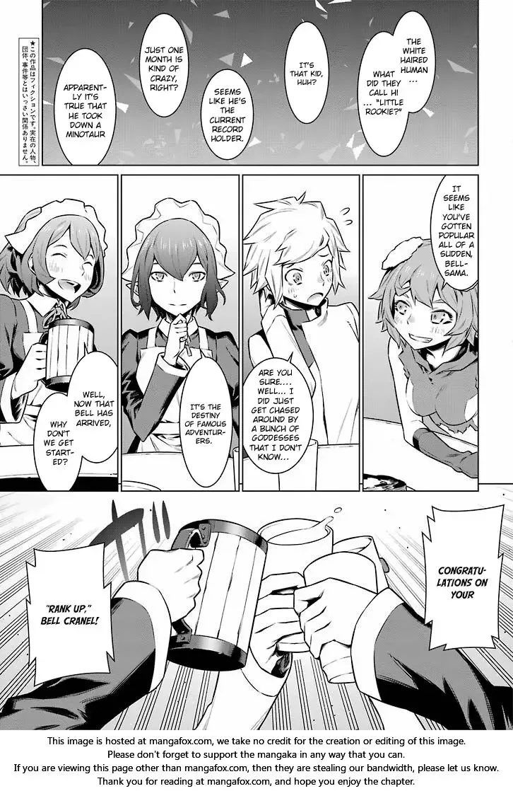 Dungeon ni Deai wo Motomeru no wa Machigatteiru Darou ka Chapter 49 page 5