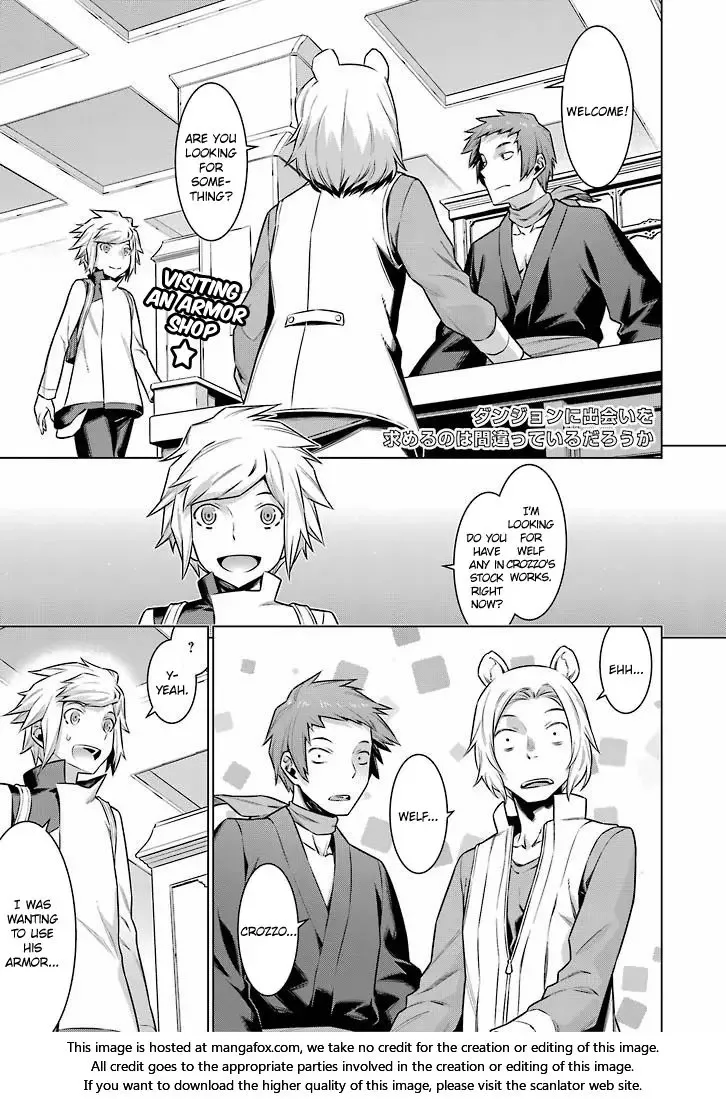 Dungeon ni Deai wo Motomeru no wa Machigatteiru Darou ka Chapter 50 page 3