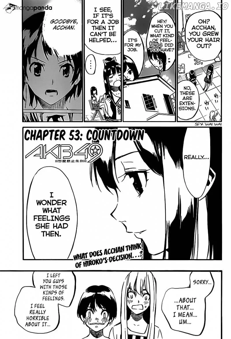 AKB49 - Renai Kinshi Jourei Chapter 53 page 2