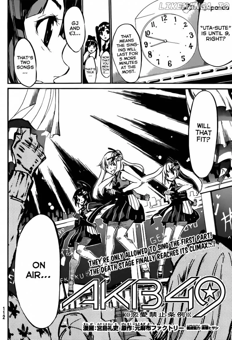 AKB49 - Renai Kinshi Jourei Chapter 85 page 4