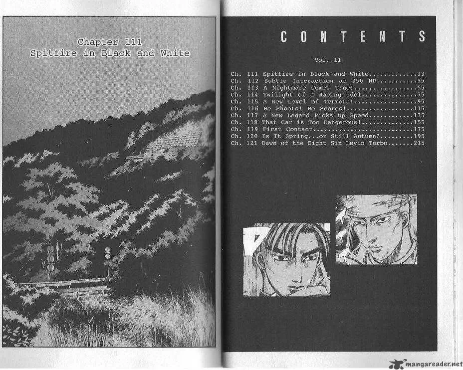 Initial D Chapter 111 page 1