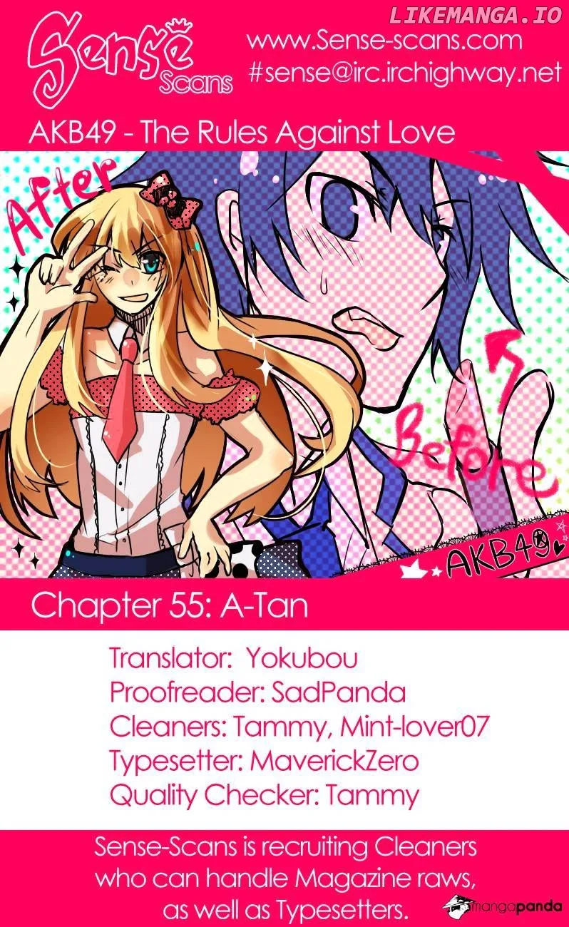 AKB49 - Renai Kinshi Jourei Chapter 55 page 1