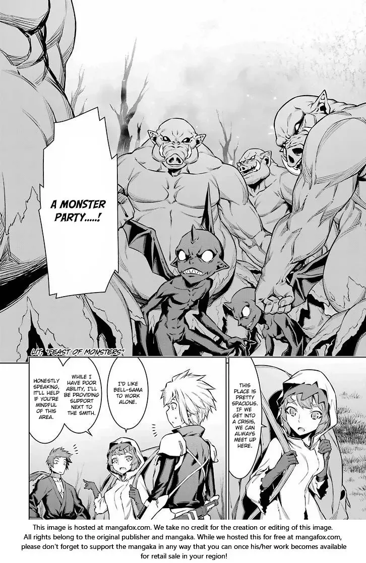 Dungeon ni Deai wo Motomeru no wa Machigatteiru Darou ka Chapter 51 page 10