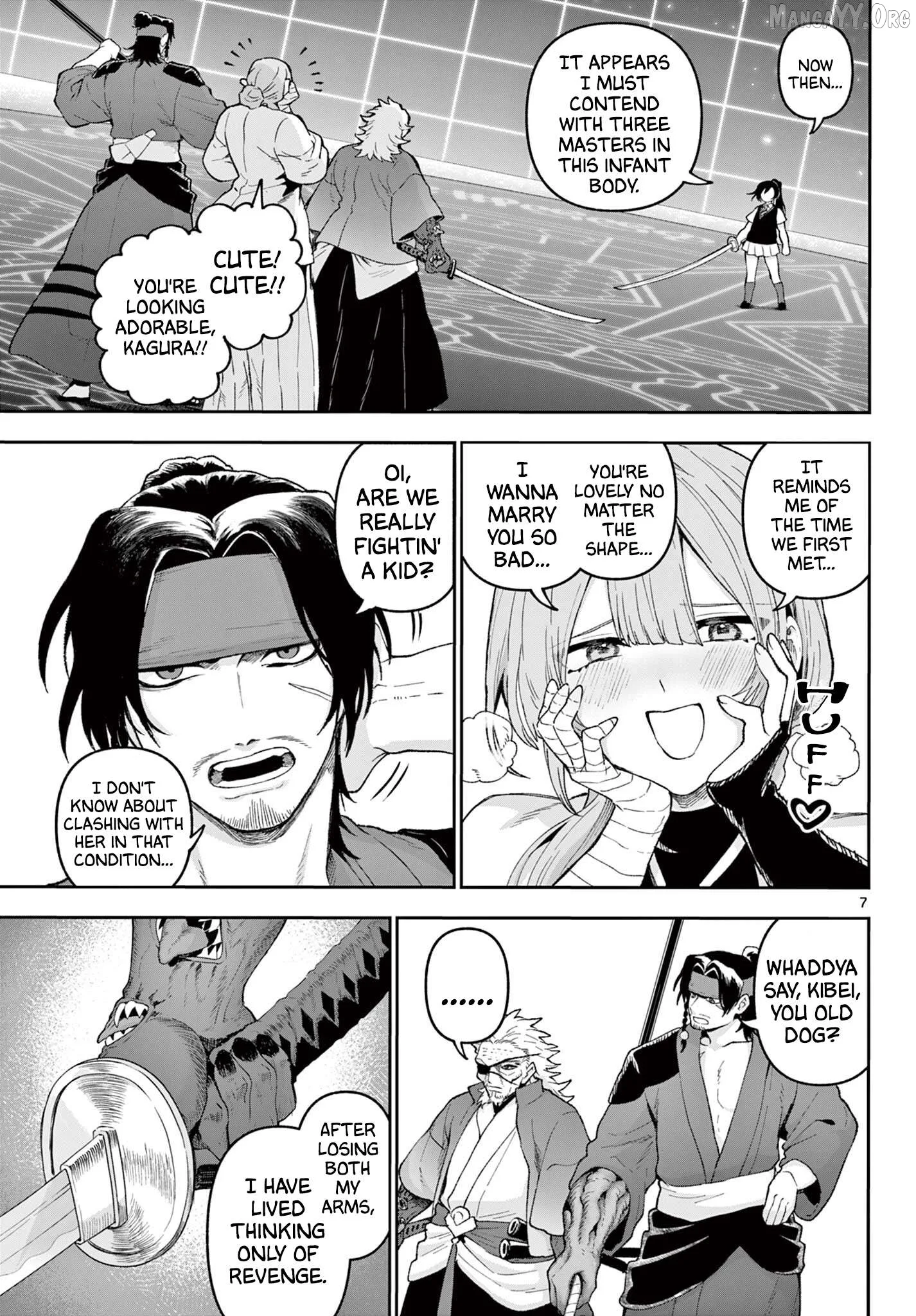 KaguRai: Kagura to Raito Chapter 40 page 7
