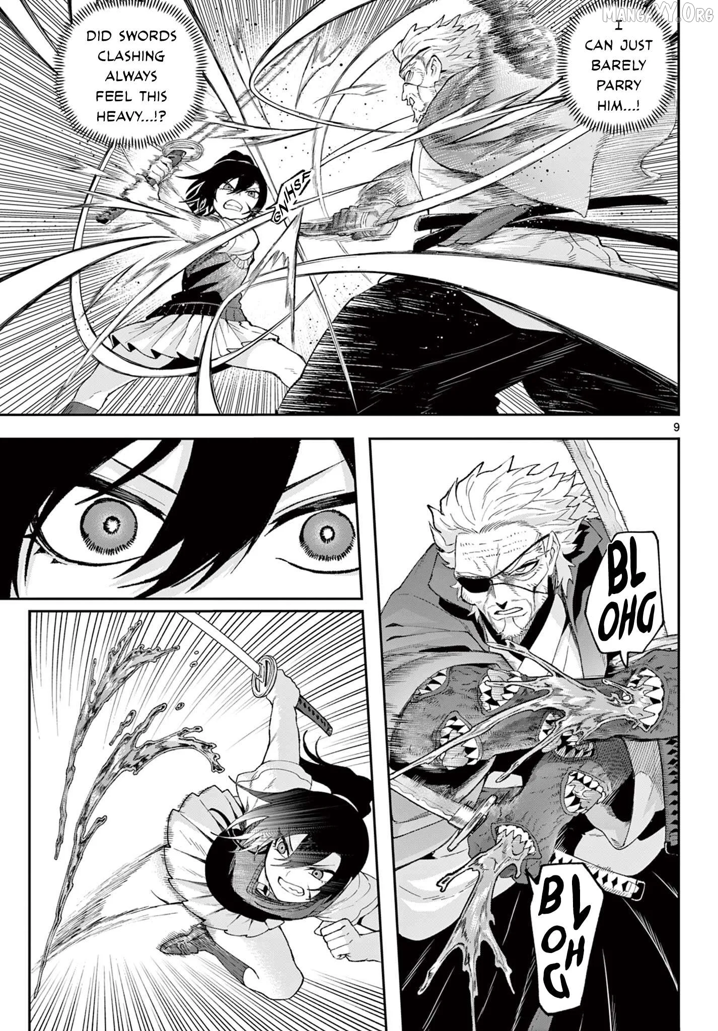 KaguRai: Kagura to Raito Chapter 40 page 9